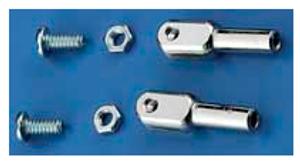 Du-Bro 303 4-40 Steel Solder Rod Ends (QTY/PKG: 2 ) Du-Bro 303 4-40 Steel Solder Rod Ends (QTY/PKG: 2 )