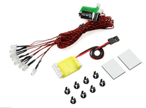 Qmax 763014 8 LED Light System for airplane