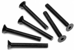 FAMILY LAND 5X40  FLAT HEAD SCREW M5x40mm (6pcs) (COMPATIBLE HPI 94737)