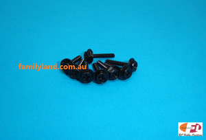 HBX 16072  WHEEL NUT SCREWS (8pcs)-TRUGGY AND MONSTER TRUCK 2.6x15mm 