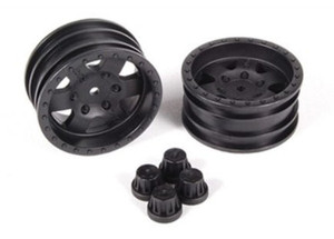 Axial AX31094 1.9 Black Rock CRC Wheels - Black (2pcs) 1/10