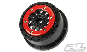 Proline 2746-03 F-11 2.2"/3.0" Red/Black Bead-Loc Wheels (2pcs) 1/10 Proline 2746-03 F-11 2.2"/3.0" Red/Black Bead-Loc Wheels (2pcs) 1/10