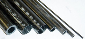 Family Land Round Tube - Carbon Fibre, Aluminum, Brass & Copper (1m Length) - IN STORE ONLY