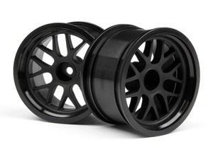 HPI 109156 BBS SPOKE WHEEL 48x31mm BLACK (9mm OFFSET/2pcs)