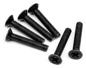 HPI Z530 FLAT HEAD SCREW M3x18mm (6pcs)