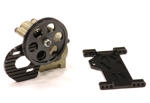 Integy C23495HARDBLACK Center Gearbox w/ Metal Gears Integy C23495HARDBLACK Center Gearbox w/ Metal Gears