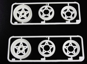 Tamiya 0555066 Front Wheels - F Parts (Hornet/ Frog) 1/10