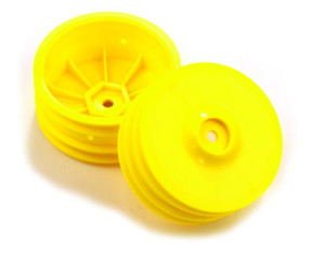 Durango 510016 WHEEL RIM FRONT: 14mm HEX YELLOW (2pcs) 1/10