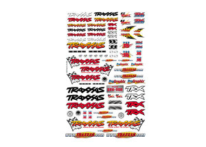 Traxxas 9950 Official Team Traxxas racing decal set