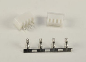 Vision RC VSKT-1013-4 JST/XH Connector (Align-XH) Set Tin Plated Terminals (4 pin)