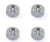 Serpent 500165 Battery plate nut (4) SRX2