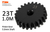 K factory K6602-23 Pinoion Gear 23T M1 for 5mm Shaft 