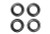 Kyosho BRG004 Shield Bearing 8x14x4mm (4pcs)