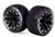 Louise LT3209BH ST-Hummer Tyre on Black Rim 1/2 Offset (2pcs) 1/10