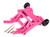Traxxas 3678P Wheelie bar, assembled (pink) (fits Slash, Stampede®, Rustler®, Bandit series)