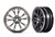 Traxxas 9472A Wheels, Weld satin black chrome for drag racing (front) (2) 1/10