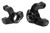 Integy 31403BLACK Alloy Machined Steering Blocks for Losi 1/18 Mini-T 2.0