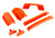 Traxxas 9510T Body reinforcement set, orange/ skid pads (roof) (fits #9511 body)