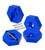 Integy 31565BLUE Wheel Hex Adaptors 14mm for Arrma Senton 3S, Typhon 3S, Vorteks 3S