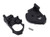 Traxaxs 3691 Gearbox halves (l&r) (black) w/ idler gear shaft