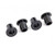 Traxxas 9632 Kingpin bushings, machined steel (4)