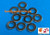 Family Land 6x12.5x1.2MM Flat Round Washer (10pcs)
