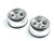 Losi LOS43046 Chrome Rear Wheel, 2pcs, 22S Drag 1/10
