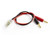 TornadoRC 4007 Male Tamiya to 4.0mm connector charging cable 16AWG 30cm silicone wire