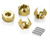 Integy 33134 Brass Alloy 4mm Thick Hex Wheel Adapters (4) for Traxxas 1/18 TRX-4M Crawler 9750