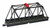 Bachmann 44473 E-Z Track Truss Bridge w/Blinking Light, HO Scale