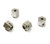 Integy 28238SILVER 12mm Hex Wheel (4) Hub 9mm Thick for Traxxas TRX-4 Scale Crawler