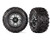 Traxxas 9072 2.8" Black Chrome Wheels & Sledgehammer Tires (2) 1/10