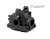 Xray 352004 XB808'11 Composite Diff Bulkhead Block F/R