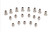 CEN CKM0301 KAOS FORD Puma Rally Metal Pivot Ball set