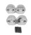 Integy 31083SILVER Hex Wheel 12mm (4) Hub 5mm Thick for 1/10 Traxxas, Axial, Tamiya, Drift & TC