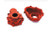 Integy 28080RED Alloy Portal Outer Housings for Traxxas TRX-4 Scale & Trail Crawler (TRX  8253)