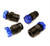 Integy 28824BLUE Extended +16.5 Wheel Adapter 24mm Hex (4) for Losi 1/5 Desert Buggy XL-E & 2.0