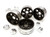 Integy 26877SILVER 6-Spoke Wheels w/ 6 Bolt S-Adapters for most 1.9 Scale Crawler