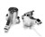 Integy T8686SILVER Steering Knuckles for HPI Ken Block WR8 3.0 (HPI 101208, 108078)