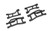 Traxxas 10725-BLK WideMaxx Front Upper & Lower HD Sus Arms