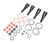 Losi LOS-3628 Shock Seal Rebuild Kit, 4pcs, 5IVE-T