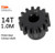 K factory K6602-14 Pinion gear M1 for 5mm shaft 14T