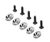Losi LOS-4175 Engine Mount Insert and Screws, 21/67, 5IVE-TG 3.0