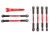 Traxxas 5539X Turnbuckles, aluminum (red-anodized), camber links