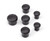 Hudy 195000 Plastic Cap for Handle (Set-3+2+1) Black