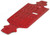 Robitronic 27051R Protos 70-75 Al Chassis CNC red anodized
