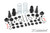 Xray 358104 XB9 Front Shock Absorbers + Boots Complete Set (2)