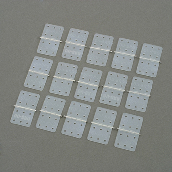 Du-Bro 117 Nylon Hinge Standard Size (QTY/PKG: 15)