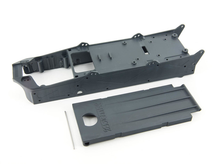 Arrma AR320201 COMPOSITE CHASSIS & BATTERY DOOR- SWB 1/10