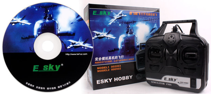 E-SKY 0905a SIMULATOR (USB PLUG) FMS VERSION 2+ E-SKY 0905a SIMULATOR (USB PLUG) FMS VERSION 2+